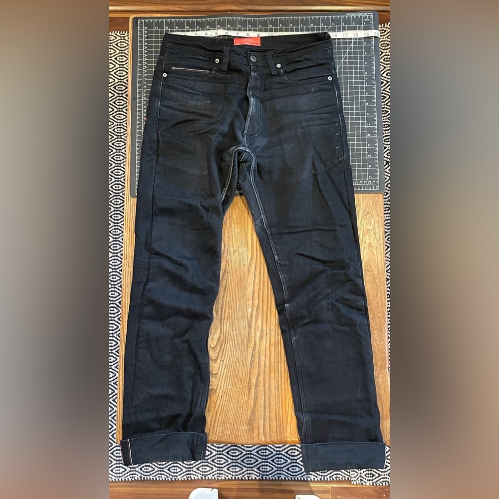 Maple Motorcycle Jeans - Kevlar Lined - 1976 Slim Fit - Black - Size 32